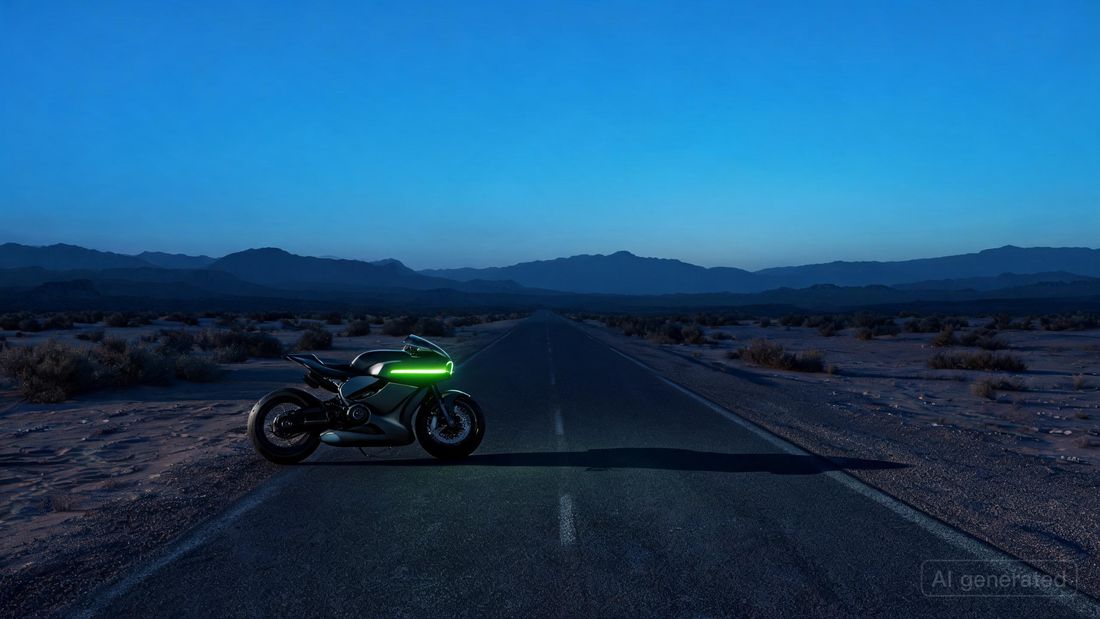 Desert motorbike